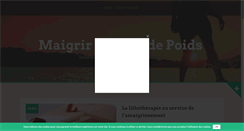 Desktop Screenshot of maigrir-poids.com